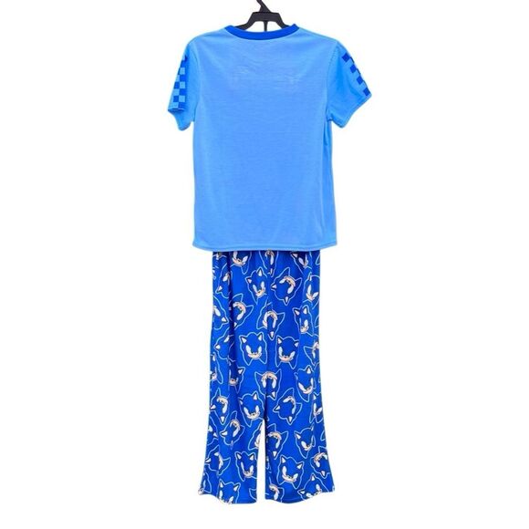 Boys Sonic Short Sleeve Top & Sleep Pants Pajama 2-Piece Set Size M - Picture 2 of 5